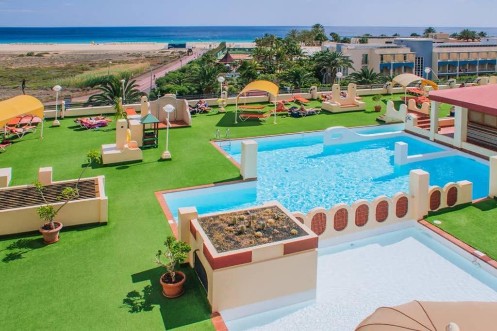 Apartament Terrazza E Vista Sull'Oceano, Wi-Fi, Piano 3, Piscina Sullo Stesso Piano Morro Jable Zewnętrze zdjęcie